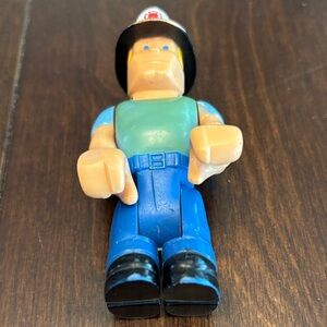 Fisher-Price Husky Helpers action figure firefighter- Vintage